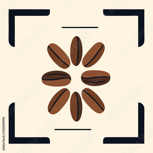 Warm cup of coffee served in stylish cafe with gentle backlighting and minimal decor