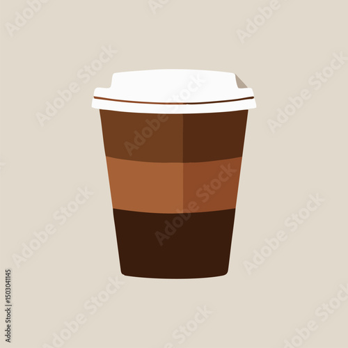 Coffee cup with hot drink in cozy indoor setting captured in warm natural tones
