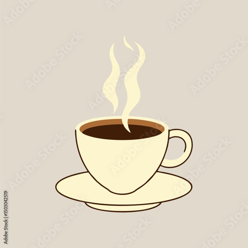 Warm cup of coffee with visible steam beside reading glasses in cozy ambient setting