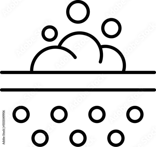 Skincare Minimalistic Symbol for Web and Graphic Design, Apps, Banners, Social Network and Cards