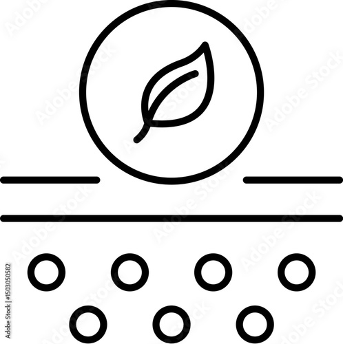 Line Illustration of Skincare for Graphics, Concept, Apps