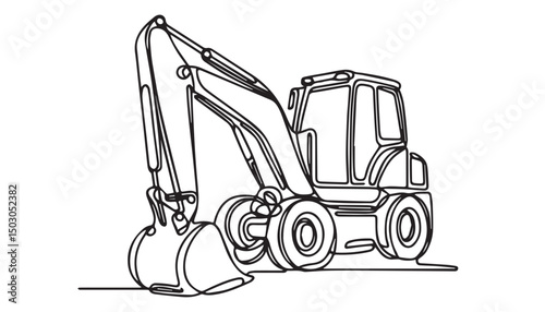 forklift truck isolated on white