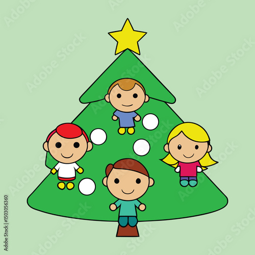 A festive Christmas tree adorned with music-themed ornaments—guitars, notes, and instruments—spreading holiday cheer through melody and sparkling decorations.
