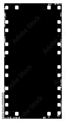 old grunge film strip background