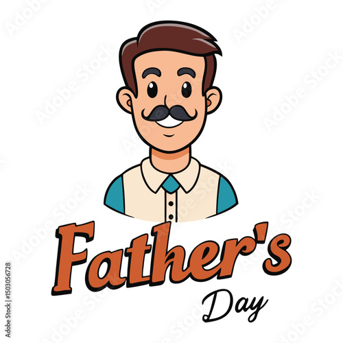 A charming vintage Father’s Day greeting card featuring classic typography, warm colors, and nostalgic design elements celebrating dad’s special day with heartfelt joy.
