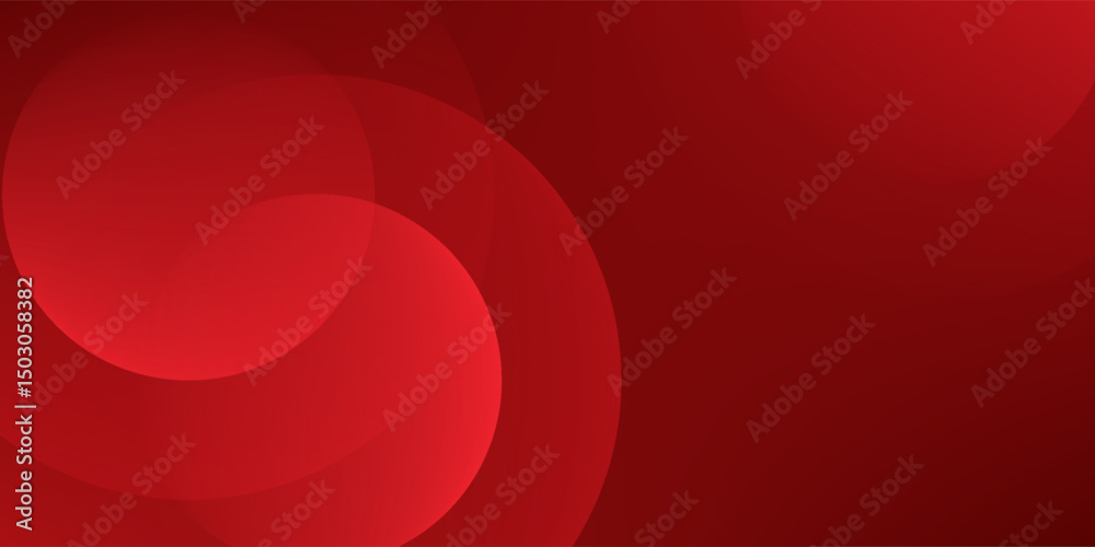 Obraz premium Red abstract background. Dynamic shapes composition.