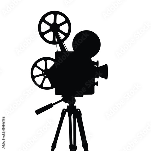 movie camera vector illustration