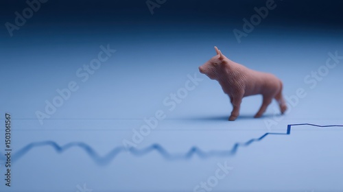 Minimal summary of commodity market overview icon concept providing key insights into economic trends and performance