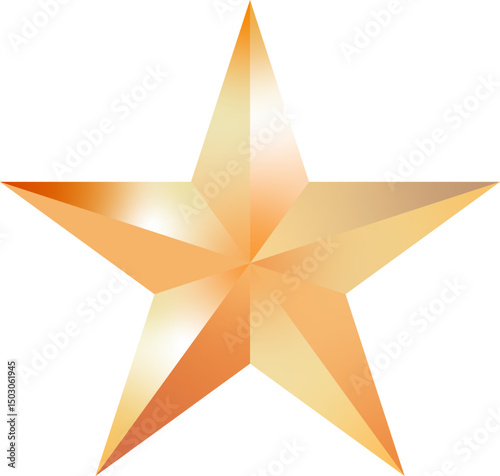 golden star on white background,star award, gold stars on black background. Vector illustration