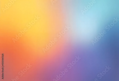 Vibrant Gradient Abstract Background with Warm to Cool Color Transition and Dreamy Bokeh Effect – High-Quality Soft Blur Design
