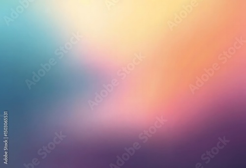 Vibrant Gradient Abstract Background with Warm to Cool Color Transition and Dreamy Bokeh Effect – High-Quality Soft Blur Design