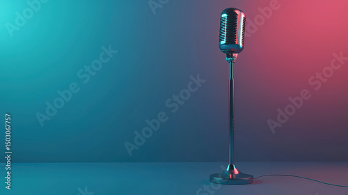 Dynamic Microphone for Live Performances and Recording photo