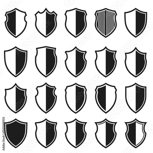 set of shields