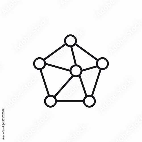 dimension frame icon sign vector