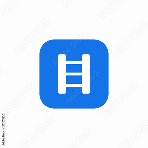 ladder climb icon sign vector