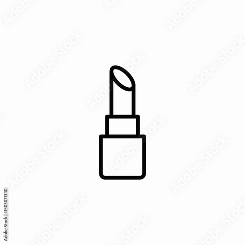 lipstick use icon sign vector