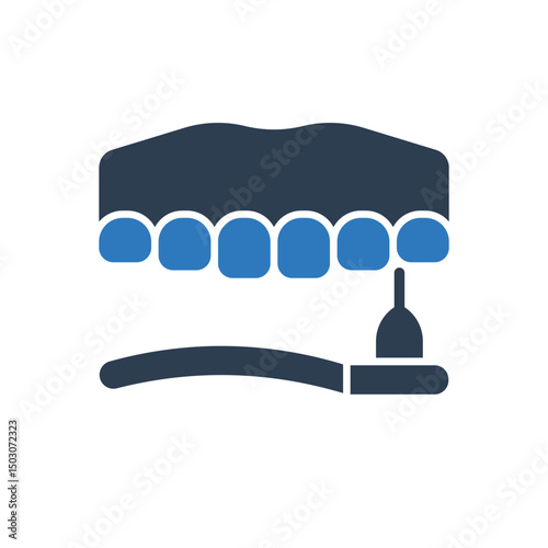 Drill Tooth Icon - Drilling Tooth Icon