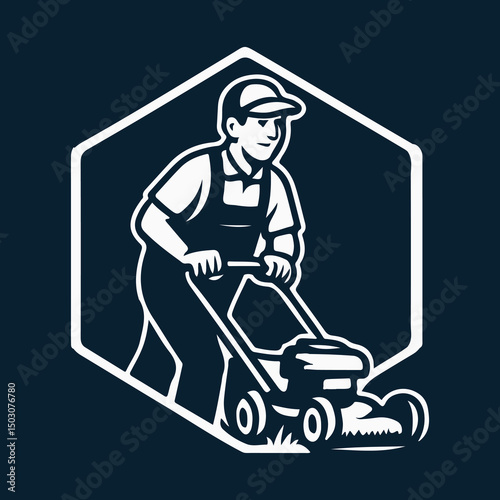 Lawncare Green Landscaping Vector Set Logo Design Solution	
