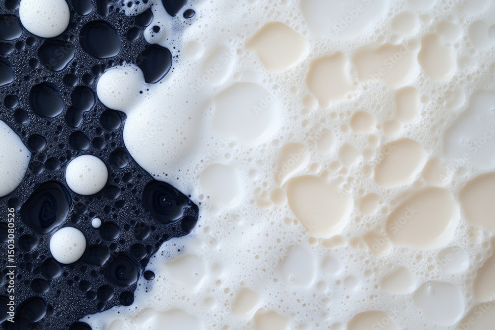 Abstract liquid contrast black and white bubble texture backdrop Abstract liquid contrast black and white bubble texture backdrop