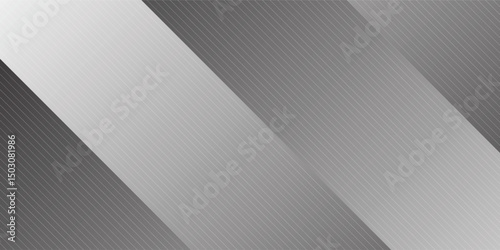 Vector gradient gray line abstract pattern Transparent monochrome striped texture, minimal background. Abstract background wave line elegant white striped diagonal line technology modern
