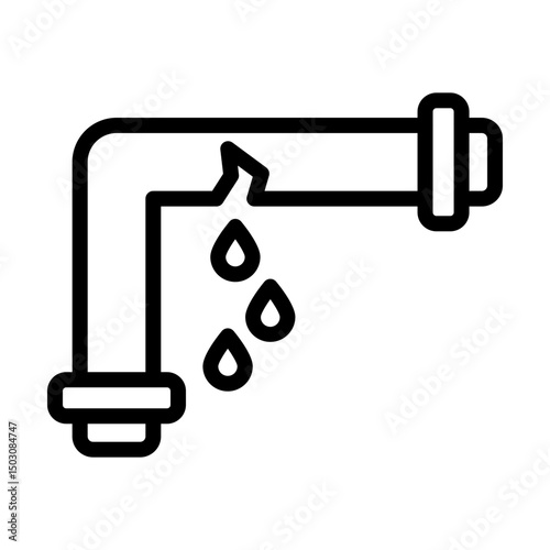 BrokenPipeline line icon