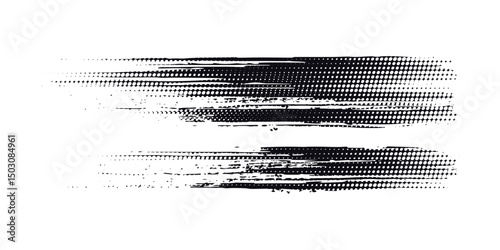Glitch distorted grunge layer . Noise destroyed texture . Trendy defect error shapes . Overlay grunge texture . Distressed effect . modern