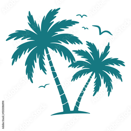 palm tree silhouette