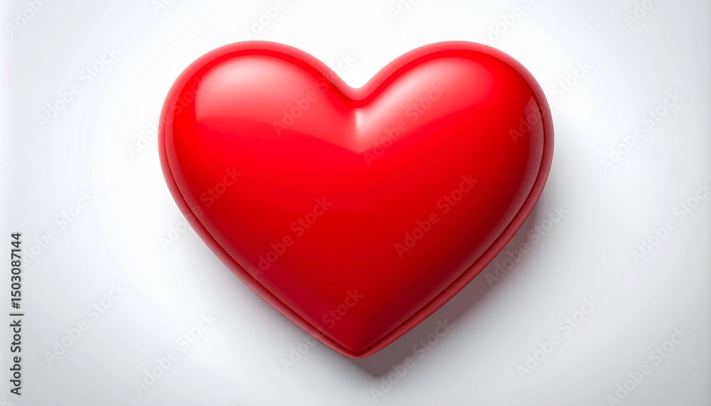 Valentine red heart icon. Heart shape Isolated on white background. Valentine red heart icon. Heart shape Isolated on white background.