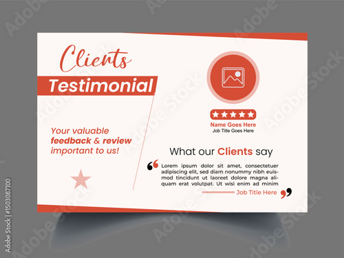 Professional review design template 