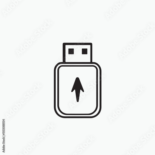 usb flash drive icon