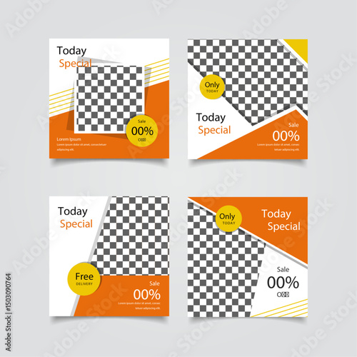 Creative Business marketing social media post template