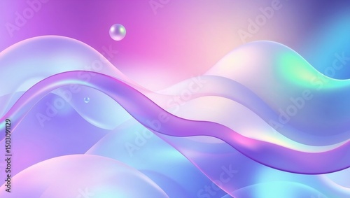 Colorful gradient shapes flowing in layers, overlapping translucent blobs with soft lighting, futuristic graphic design background, ultra-HD, no text