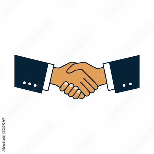 Business agreement handshake