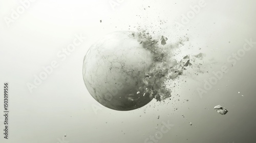 Implosion: Fractured Sphere in Suspended Animation