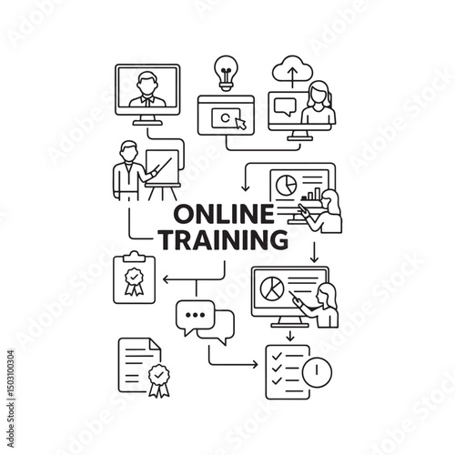 online training icon