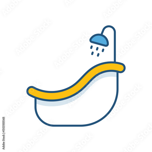 Bathroom Vector icon