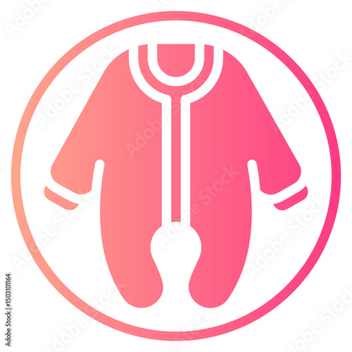 jumpsuit gradient icon