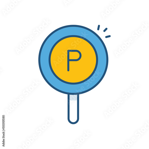 Parking Vector icon