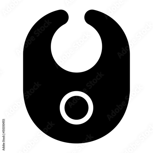 bib glyph icon
