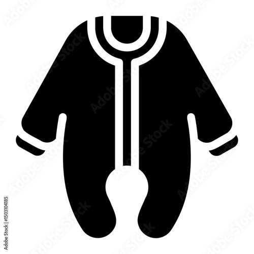 jumpsuit glyph icon