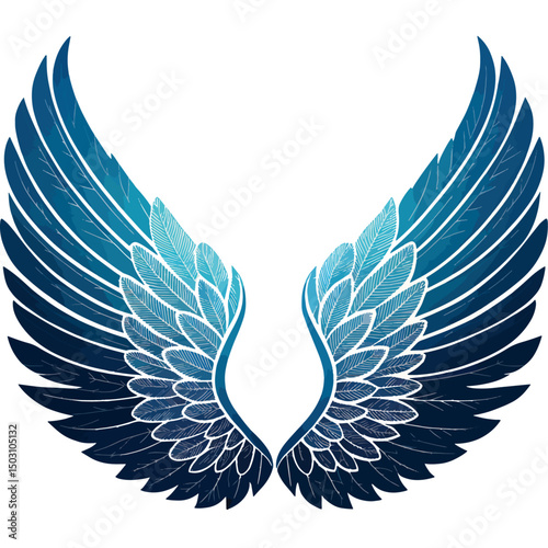 winged heart with wings