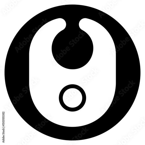 bib glyph icon