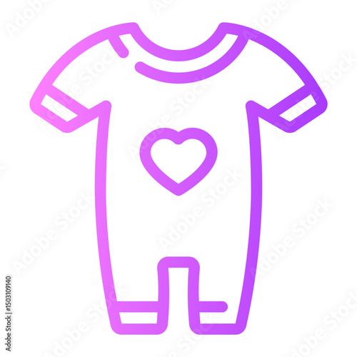 clothing gradient icon