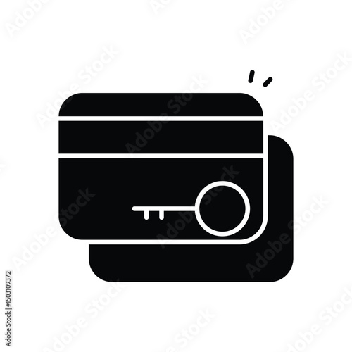 Keycard Vector icon