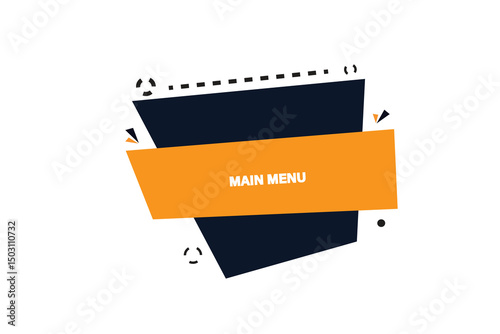 Print button ,web template, main menu, banner label


