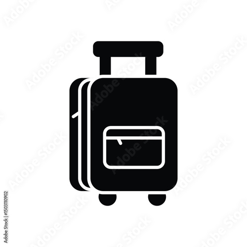 Luggage Vector icon