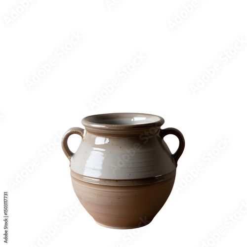 ceramic jug isolated on white