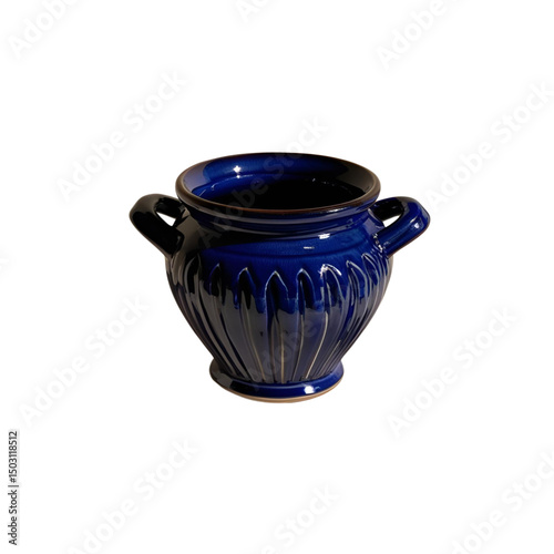 ceramic cup on white background