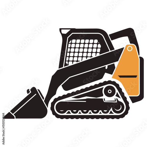 forklift truck and bucket loader 
