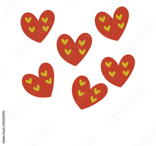 heart shaped candies